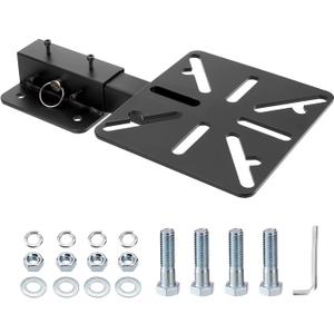 Mount Vise and Grinder, with Workbench Receiver Hitch, Table Mount, Use for Vise, Bench Grinder, Throatless Shear, Pipe Notcher