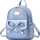 I IHAYNER Girls Bowknot Cute Leather Backpack Mini Backpack Purse for Women
