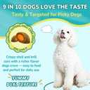 Woyamay 4-IN-1 Flea and Tick Prevention for Dogs, 500 Crunchy Dog Flea Chews, Dog Flea Treatment, Natural Oral Flea Treatment for Dogs, Daily Support for Flea, Skin & Coat, Gut, Immune, Chicken Flavor