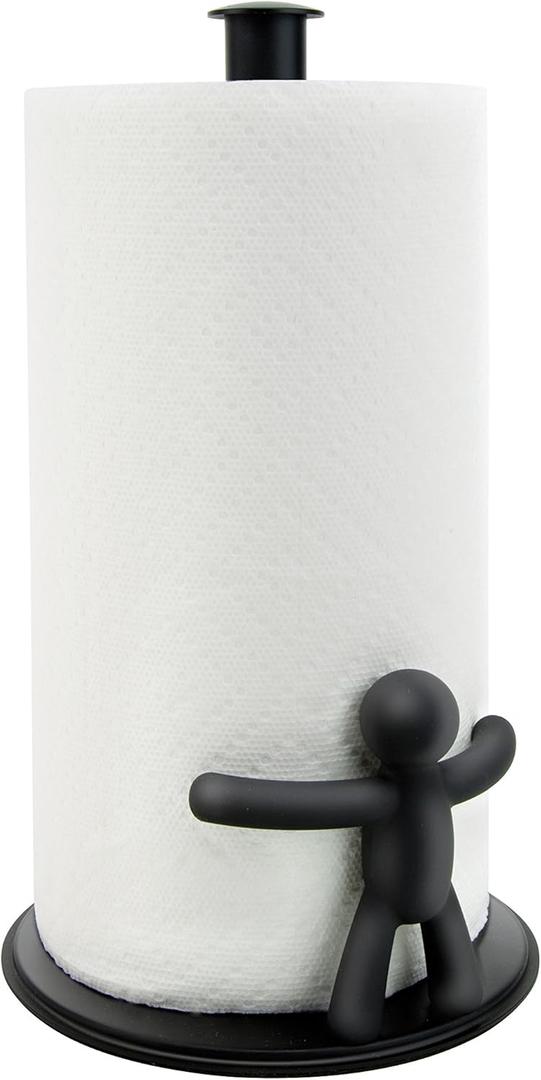 Umbra Buddy Countertop Paper Towel Holder, Black