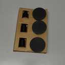 EAST FLAME Candle Holder - 3 PCS Candlestick Holders - Vintage Candle Stick Holder - Modern Decorative Centerpiece - Cozy Atmosphere Gift for Home Decor, Wedding, Black Taper