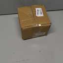 Coloch 50 Pack Gold Plastic Plates, 6 Inch White with Gold Rim Round Disposable Appetizer Dessert Plates for Wedding, Buffet, Party, Catering