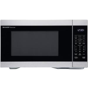 SHARP Countertop Microwave Oven with Removable 12.4" Carousel Turntable, 1000 Watt, 1.1 Cubic Feet, Stainless Steel