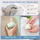 Washable Sticky Roller, Reusable Lint Rollers for Pet Hair, lint Remover for Clothes, Portable Home Travel Lint Roller, Super Sticky Lint Roller Ball for Plush Hair,Clothes Ball Remover,Dust(White)