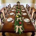 Artificial Christmas Garland  6FT Real Touch Norfolk Pine Garland, Greenery Winter Decoration for Mantle, Table, Fireplace, Indoor & Outdoor Use (1, 6FT)