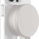 PopSockets Magnetic Suction Phone Mount, Surface Mount for MagSafe, White - Metallic Horchata