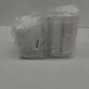 Peohud 50 Pack Clear Bento Snack Containers, 4 Compartment Food Storage Containers, Reusable Meal Prep Containers, Plastic Divided Bento Boxes with Lids for Lunch, Work, Travel