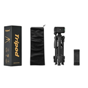 Mobile Phone Shooting Stand Metal Tripod, Equipped with 3D Gimbal and Quick Release Board, Portable Anti Shake Camera Stand, Suitable for Live Streaming/Photography/Recording