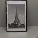 upsimples 16x24 Picture Frame, Display Pictures 14x20 with Mat or 16 x 24 Without, Wall Hanging Poster Frames, Black, 1 Pack