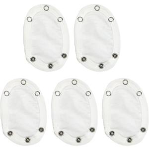 5 Pcs White Universal Baby Jumpsuit Diaper Infant Romper Length Extender Bodysuit Snap Button Extended Diaper for Triangle Crotch Clothing Romper Lengthen Extend