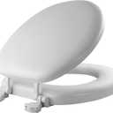 Mayfair 1815EC & 815EC Toilet Seats - Padded, Never Loosens, Easily Removes, Elongated & Round