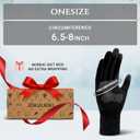 Womens Gloves with Touchscreen Winter Chenille Warm Knit Glove for Cold Weather (Beige)