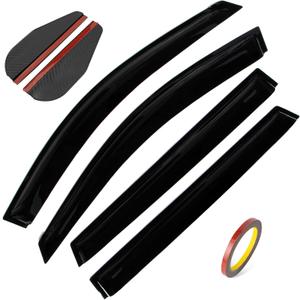 PSLER 4PCS Side Window Vent Visor Window Deflectors for Pathfinder 2022 2023 2024 Car Accessories Rain Guards Window Visors Vent Deflector