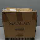 MALACASA Large Salad & Soup Bowls  Set of 4, 60 OZ Porcelain White Bowls for Ramen, Pasta, Pho  Microwave & Dishwasher Safe