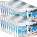 Handepo 20 Pcs Acrylic Picture Frame Bulk Clear Acrylic Photo Frame Magnetic Desktop Display Double Sided 20 mm Thickness Freestanding for Bedroom Living Room Home Office(5 x 7)