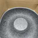 Meowfia Large Scratch-Resistant Peekaboo Cat Cave Donut Tunnel Bed Enclosure for Indoor Cats Multi-Cat Hideaway in Cute Patterns (Dark Gray)