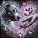 DIADAY Dog Diamond Painting Kits for Adults, 5D Full Drill Diamond Art Kits with Round Gem for Beginners, DIY Art Crafts Home Wall Decor Gift 12 x 12 Inches