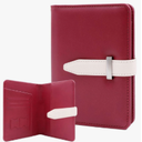 Passport Holder with Airtag for Women/Men,Airtag Passport Wallet for Travel,Cute Passport Holder Rfid Blocking,Travel Wallet for Cards Passport Cover Case (Wine red) Pack of 2