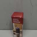 CIRCLE JOY Gravity Electric Pepper Grinder Salt Grinder Pepper Griner Mill Electric with LED Light, Battery Operated, Adjustable Coarseness, Washable 135ml Container, 1 Pcs