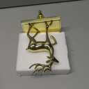 Gold Christmas Stocking Hangers for Mantel,Dove of Peace Christmas Stocking Holders for Fireplace Mantel Hooks Hanger for Christmas Snowflake Stockings Clip for Christmas Decoration (Pigeon)