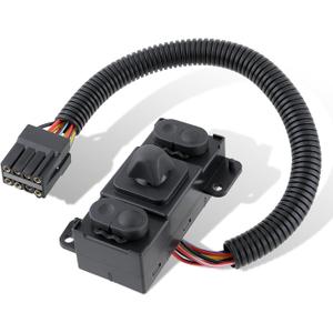 GoaMotors F65Z14A701AA Front Power Seat Switch Left Driver Seat Compatible with Ford F150 F250 F350 F450 F550 E150 E250 E350 E450 Expedition Explorer Mountaineer Replaces F3UZ14A701A F7UZ14A701AA
