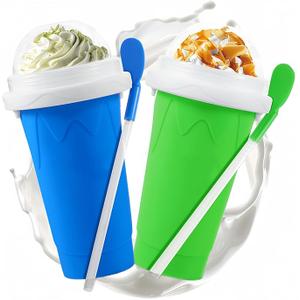 2 Pack Squeezy Slush Cup (Green and Yellow)
