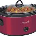 Crock-Pot 6-Quart Cook & Carry Oval Manual Portable Slow Cooker, Red - SCCPVL600-R