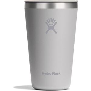Hydro Flask All Around Tumbler Press-In Lid, Insulated Travel Mug, Stainless Steel Coffee Cup 16 Oz Tonal Birch Gray