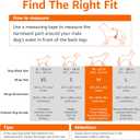 Amazon Basics Male Dog Diapers, 30 Count, Medium, Ultra Absorbent Disposable Wrap with Secure Fit, Leakproof and Comfortable