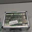 22PCS Carbide Hole Saw Kit for Metal - Heavy Duty TCT Hole Cutter Drill Bits Set with Titanium Pilot & 3 L-Wrench, for Stainless Steel,Iron,Aluminum,Metal