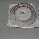 Yun-aeon 32Ft White Peel and Stick Trim Waterproof Molding Trim Flexible Self-Adhesive Crafts Strip for Walls Cabinet Mirror Tile Floor Window Frames