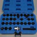 32 PCS Wheel Lock Removal Kit Compatible with Mercedes Benz, Wheel Lock Key Set Wheel Lock Lug Nut Removal Kit for Removing and Locking