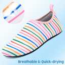 Metog Men Women Water Shoes Quick-Dry Aqua Socks Barefoot Slip-on for Beach Swim Sport Surf Yoga Exercise, 42