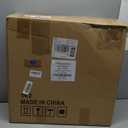 Premium Universal Hubcaps 17 inch, Compatible with Steel Wheels, Set of 4 (Gunmetal Grey)