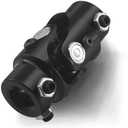 3/4-36 Spline X 3/4" DD Black Steering Universal Joint Single U Joint Shaft