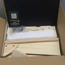 Worldmx Toddler Kitchen Step Stool, Adjustable Height Learning Standing Tower with Blackboard, Wooden Kitchen Stool Helper for Kids, 13 Year Old Boy Girl Gifts