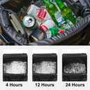 Extra Large Soft Sided Cooler Bag | 48 Can Collapsible Ice Chest with 72H Ice Retention | Leakproof Insulated Portable Cooler for Camping, Beach, Road Trips, Grocery Shopping