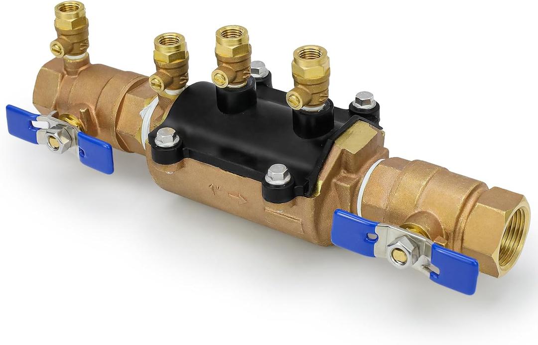 1-350 1" Double Check Backflow Preventer,Double Check Valve Assembly,1" Backflow Preventer,Prevent Backpressure and Backsiphonage