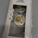 BIBS Pacifiers Colour Collection | Natural Rubber Baby Pacifier | Round Nipple | Set of 2 BPA-Free Soothers | Made in Denmark | 0+ Months (Pack of 2) | Sage/Ivory