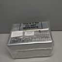 LemonRoad 6 Pcs Stainless Steel Snack Containers 3 Compartments Bento Boxes Reusable Lunch Snack Box with Lids Divided Portable Food Storage Containers for School Party Travel Picnic Home