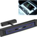 VIJIM Tesla USB Hub for Model Y 2021-2024 Model 3 2021-2023 Center Console, Tesla Model 3/Y Accessories Docking Station, Support USB-C Fast Charging