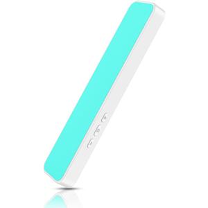 Hesond Pillow Speaker Bone Conduction Stereo Bluetooth Wireless Music Sleep Headphones Portable White Noise Bar Sound Device Timer for Side Sleepers Sleep Speaker (Blue)