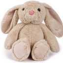 TCBunny Baby Bunny Bedtime Stuffed Animal Plush Easter Stuffers Toy Gifts 11" for Girls, Boys, Kids, Coco (Beige)
