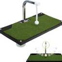 PGM Golf Swing Trainer - Golf Training Equipment with 5 Adjustable Height - Pure Path Swing Practice Mat Training Aid for Indoor Outdoor Home
