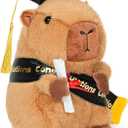 Graduation Decorations 2026 Capybara Plush, 9.05 Inch Class of 2026 Graduation Plush Capybara Stuffed Animal,Cute Graduation Gifts for Kindergarten, High School, and College Graduates(capybara)