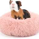 Chinchilla Bed Pink Burrowing Pet Bed for Guinea Pigs and Other Small Animals 11.8 inch