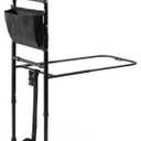 Medline Bed Assist Bar with Storage Pocket, Height Adjustable Bed Rail for Elderly Adults, Assistance for Getting In and Out of Bed at Home