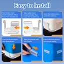 Upgrade 4Pcs Bed Sheet Holders for Corners, Lock Sheet Holders, Fitted Sheet Holders Keep Sheets Firm & Tight,Durable Heavy Duty Bed Sheet Clips, Sheet Locks, Sheet Fasteners Clips No More Loose Sheet