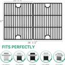 13 x 17 Cast Iron Cooking Grate for Nexgrill 4 Burner 720-0830H 720-0783E Expert 720-0789H 720-0789C, 5 Burner 720-0888N 720-0888S, 17 Inch Grids Replacement for Kenmore 41516106210 Uniflame GBC981