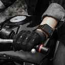 Cierto Motorcycle Gloves for Men Women, Touchscreen Riding Gloves with Hard Knuckle Guard, Anti-Slip Palm for Dirt Bike ATV Motocross